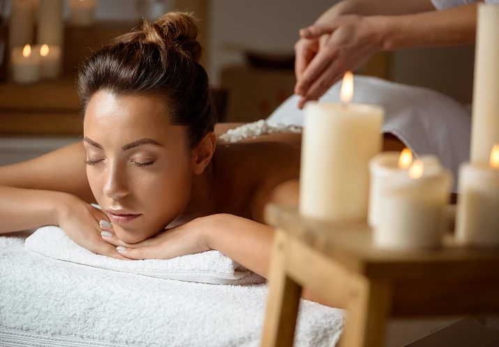 Relaksujący salon spa
